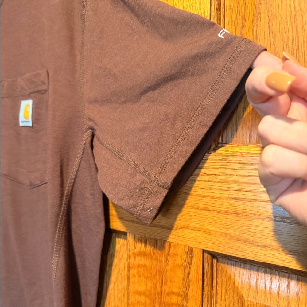 Carhartt Men's Chestnut Short Sleeve Tee - Picture 5 of 6